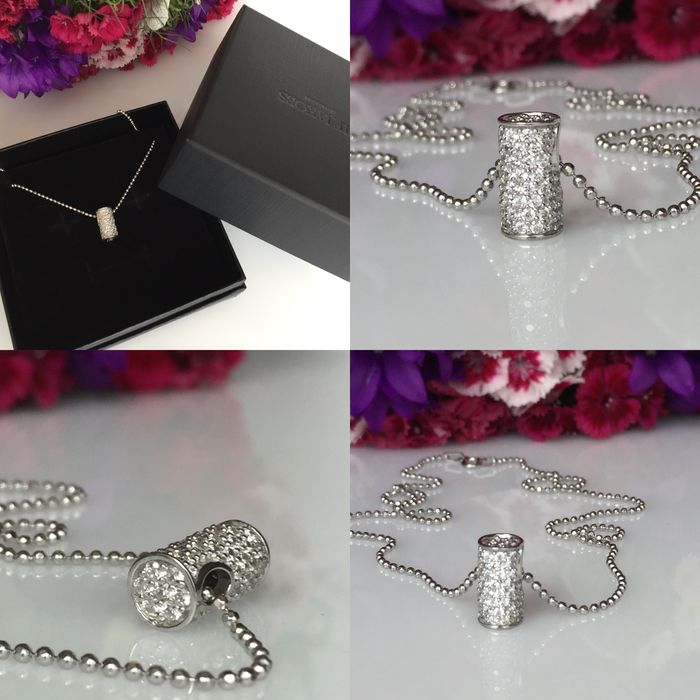 Срібна Цепочка з кулоном Sif Jakobs, (Thomas Sabo, Xenox) цирконій