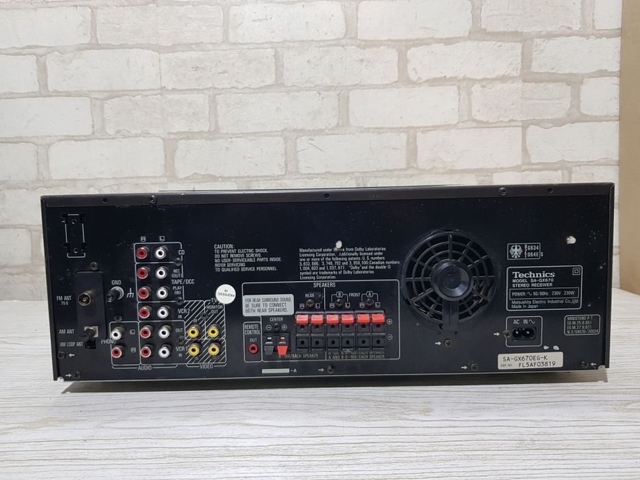AV ресивер Technics SA-GX670+1 2х100Вт б/у з Німеччини