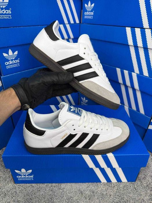 !ТОП! Adidas Samba OG Originals White Black 37 38 39 40 41 42 43 44 45