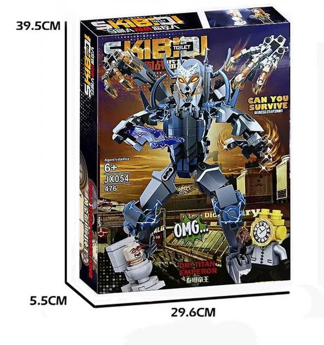 Лего Скибиди туалет Титан Император, 476 деталей. Lego Skibidi Toilet