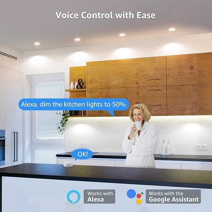 Żarówka Lepro GU10 inteligentna lampa, Wi-Fi