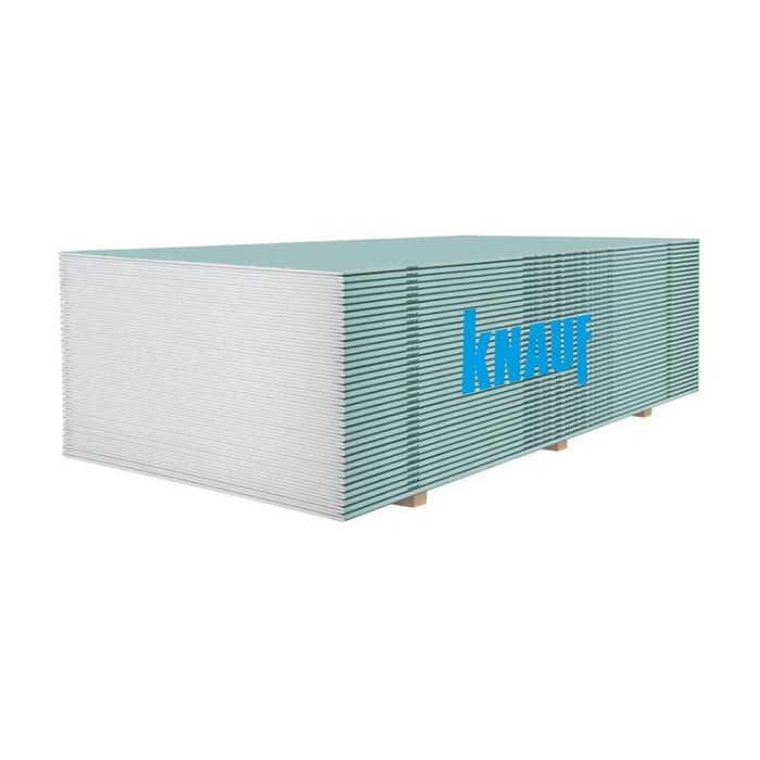 Гіпсокартон стіновий KNAUF вологостійкий 12,5x1200x2500 мм