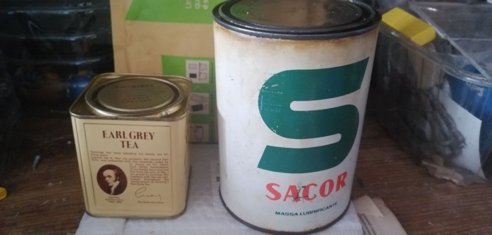Lata de chá anos 80/ Sacor anos 60