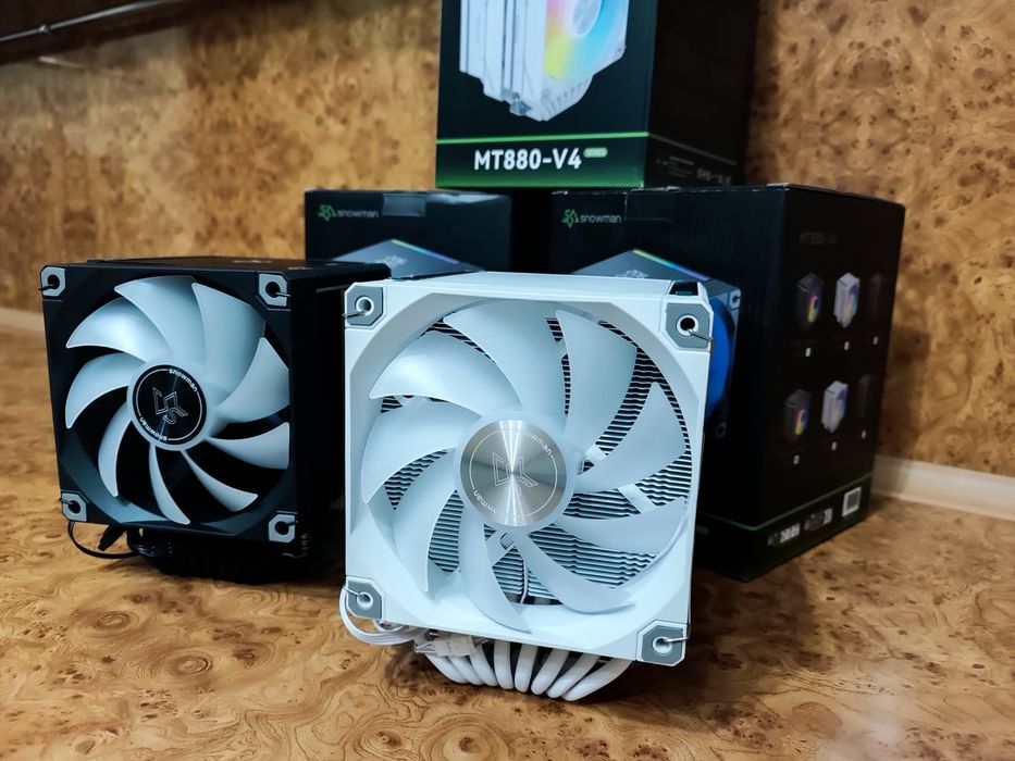 Охлаждение SNOWMAN MT880-V4 ARGB (8 трубок 260ват на все сокеты)