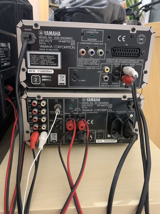 Zestaw mini wieża Hi-fi Yamaha E-400 z głośnikami