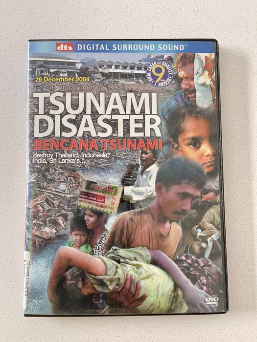 DVD “Tsunami Disaster – Bencana Tsunami” (documentário, som DTS)