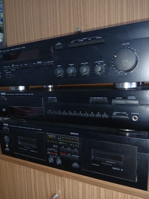 Wieza yamaha amplituner cd magnetofon