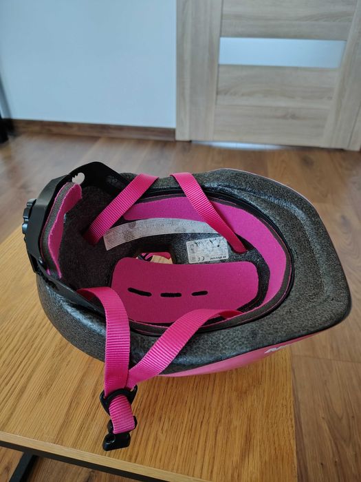 B'twin Kask Na Rower KH-500 Dla Dzieci Różowy 48-52 cm