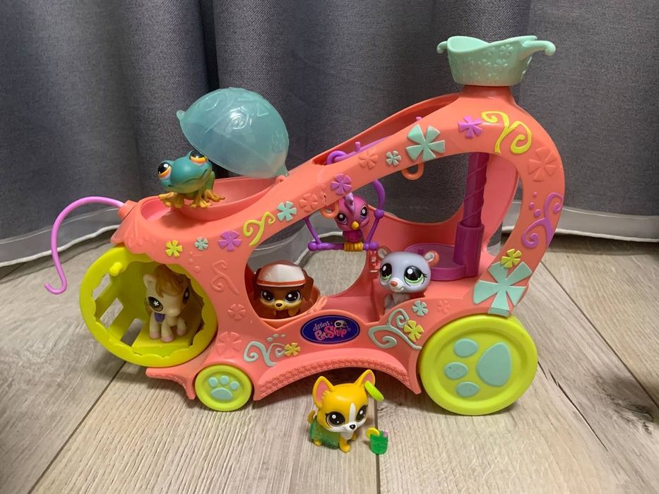 Lps лпс пет шоп littlest pet shop машинка