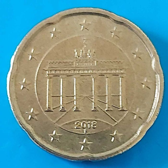 20 Cêntimos de 2018 Letra F,  da Alemanha