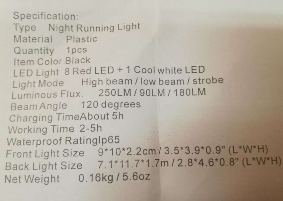 Lanterna Led "Run Lights"