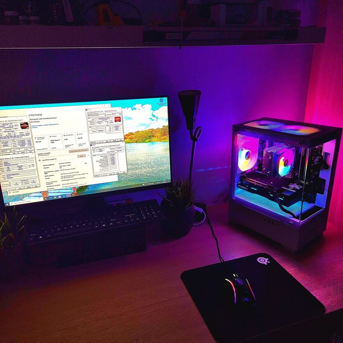 Komputer RX6600XT/rtx3060ti/r5 5500/16gb ram/Gamingowy Okazja Gwarancj