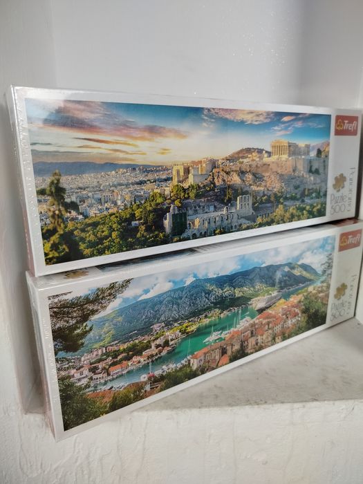Trefl puzzle 2x500el nowe widoki