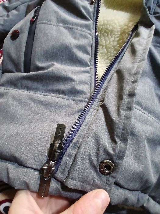 Зимняя куртка / парка в стиле Puma x Porsche, тёплая, с мехом