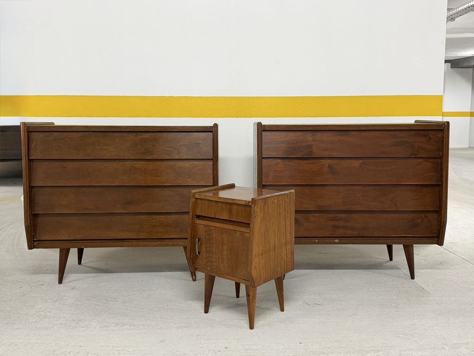 Cómodas Vintage Escandinavas Mid-Century da Década de 1960