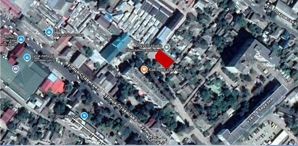 Продається земельна ділянка в ценрі міста