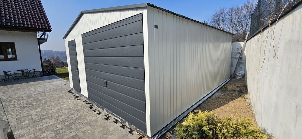 Garaż Drewnopodobny Winchester Hala Wiata Solidna konstrukcja Carport - Widok 2