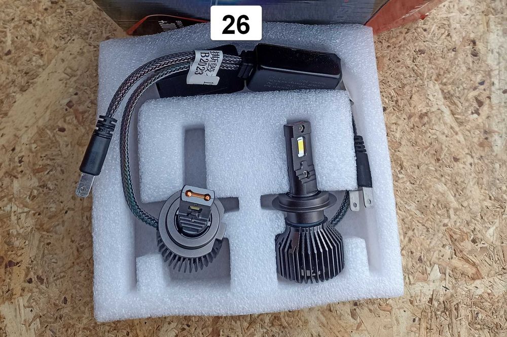 LED лампы H7 головного света - мощные диодные лампы, диод CSP