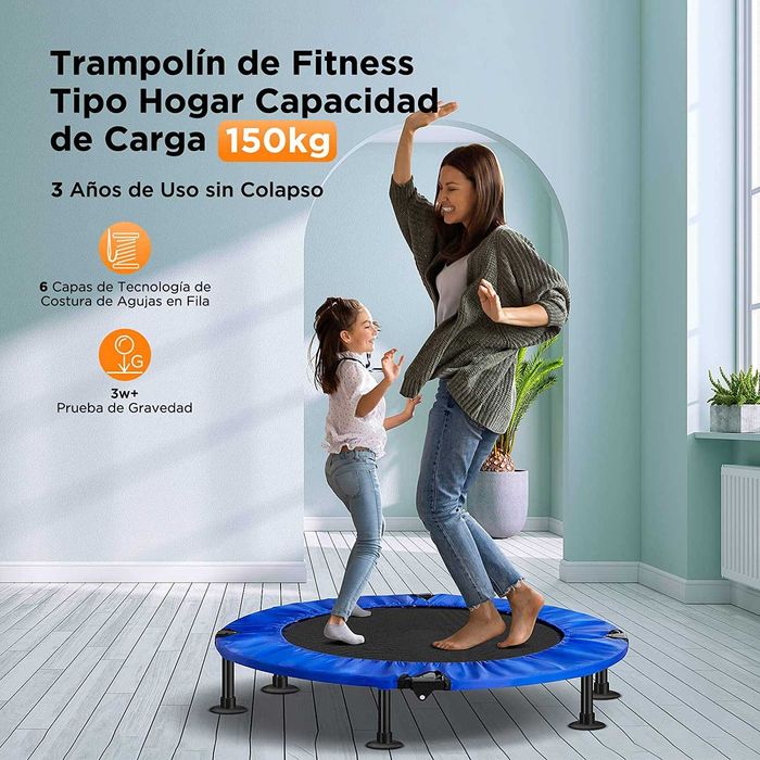 Trampolim, Máx. 150 kg, novo
