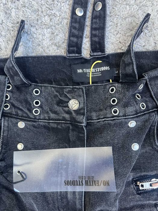 Штаны No Faith Studios Heavy Cargo Denim, opium