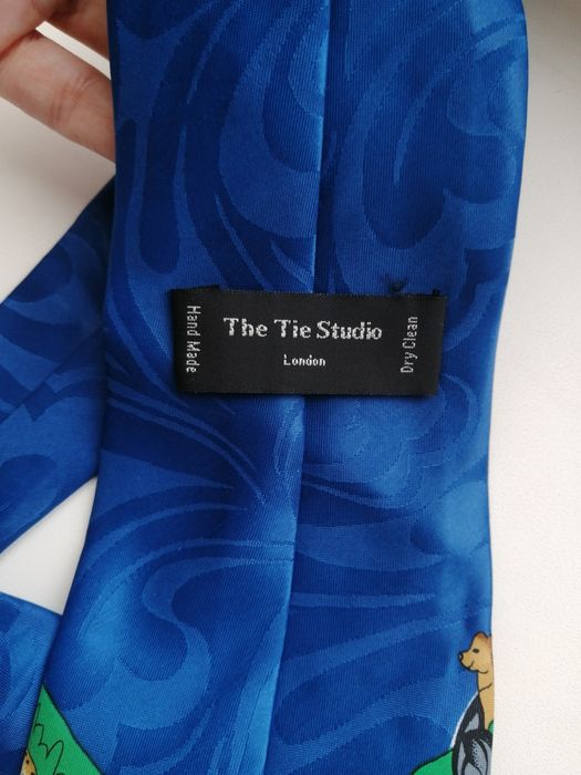 Краватка The Tie Studio ноїв ковчег оригинальна стильна цікава звірі тварини галстук вінтажний