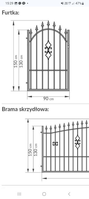 Nowa Brama i przęsła ogrodzeniowe ania 2