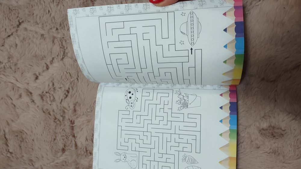 Kolorowanki i łamigłówki od 2 lat