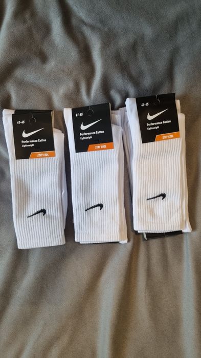 Skarpetki Nike Długie Unisex r.41-45  9 par