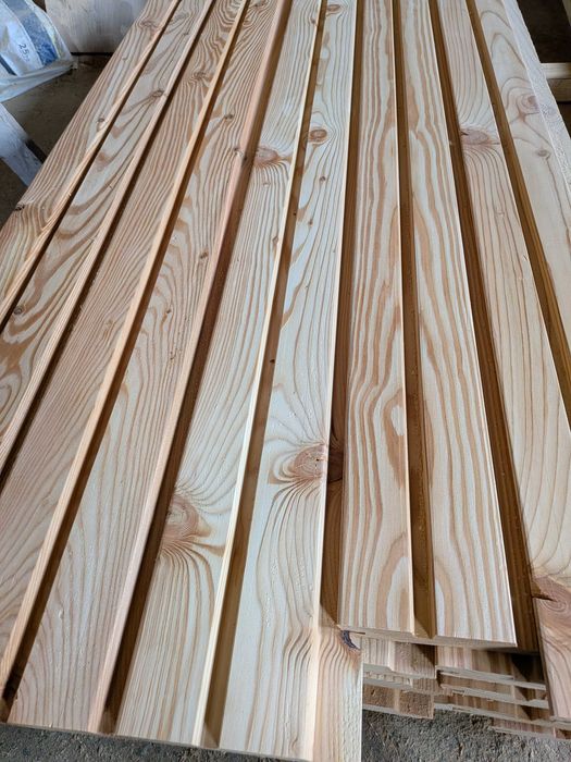 Deska elewacyjna DUO ROMB - Modrzew,  28mm x 135mm