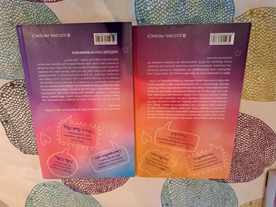 Livros 1 e 2 "After" de Anna Todd