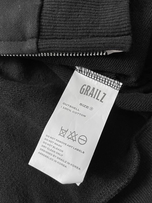 Нова зіп худі Grailz / Project G/R чорного кольору оверсайз