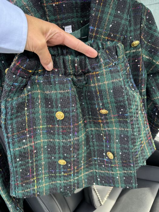 Костюм с твида, новый