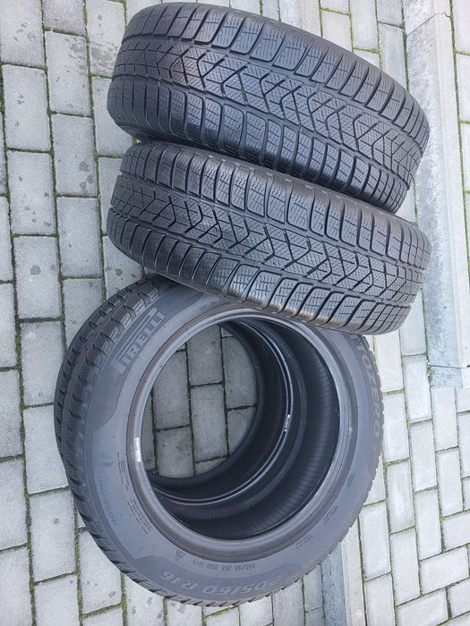 4x Opony Zimowe 205/60/16 96H Pirelli Sottozero 3 Bieżnik 7mm 2020rok