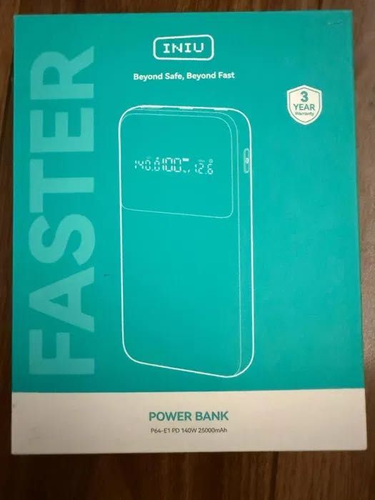 INIU Power Bank 25000mAh 140W PD
