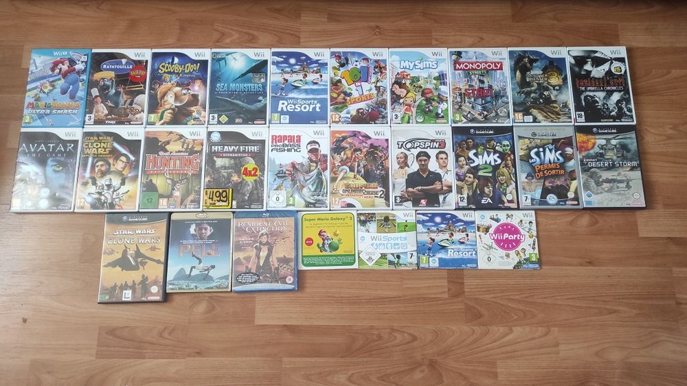 Jogos Wii-U e Wii e GameCube