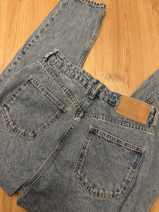 Zara mom jeans acid wash