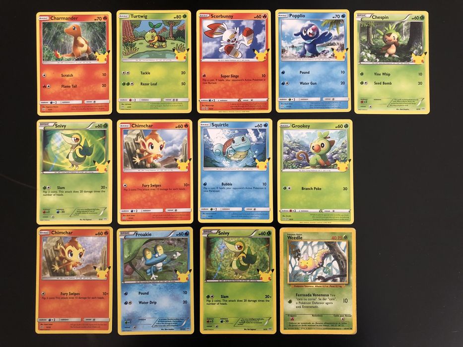 Vendo cartas Pokémon