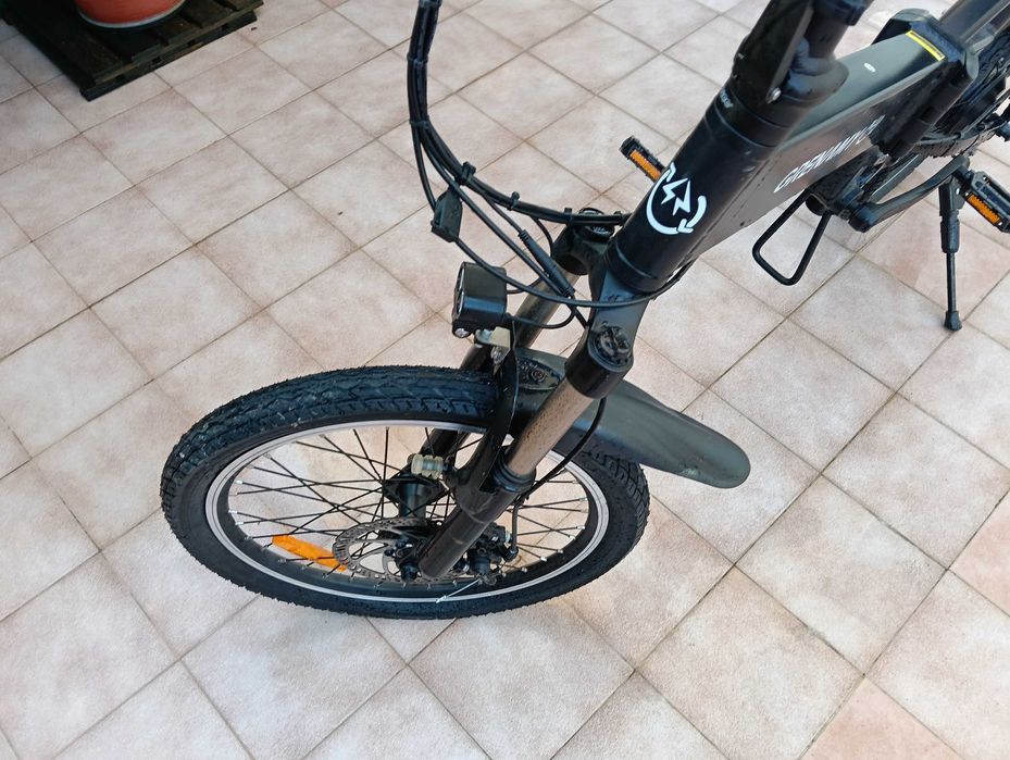 Bicicleta elétrica Shimano de 7 velocidades