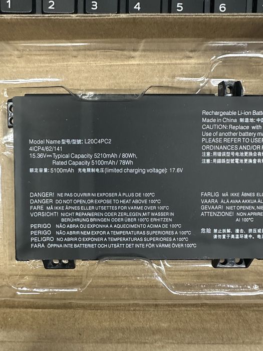 акумулятор Lenovo Legion 5  Y7000P R7000P Y7000 R9000P R9000K Y9000K