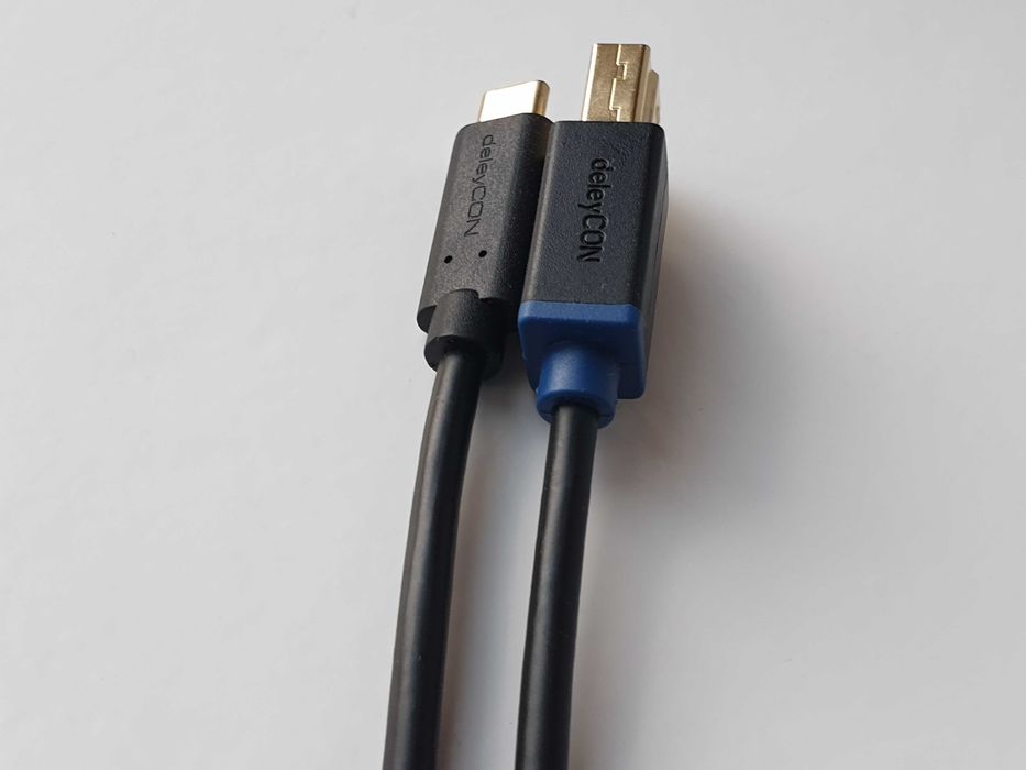 кабель USB-C to USB B 3.0  deleyCON 1м
