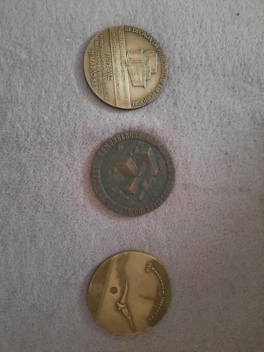 Medalhas em bronze -saude