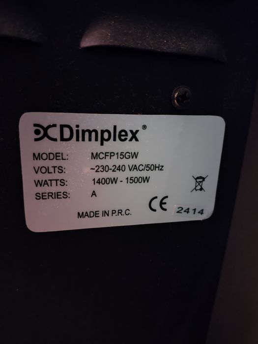 Kominek Elektryczny Obudowa Biały Połysk