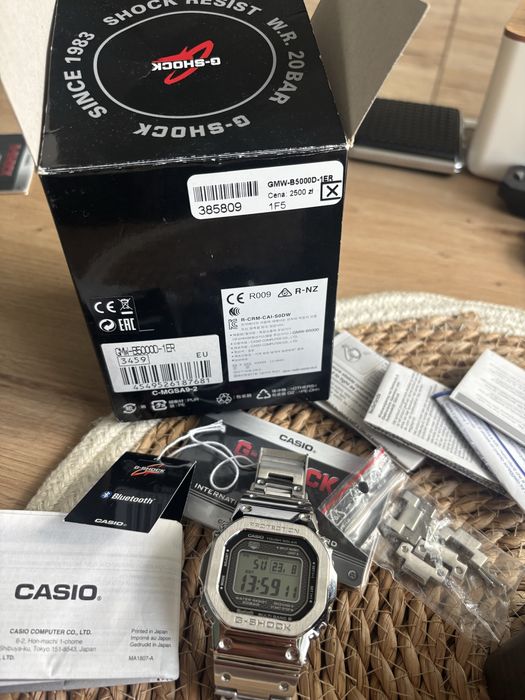 Casio G Shock GMW-B 5000 1ER full set
