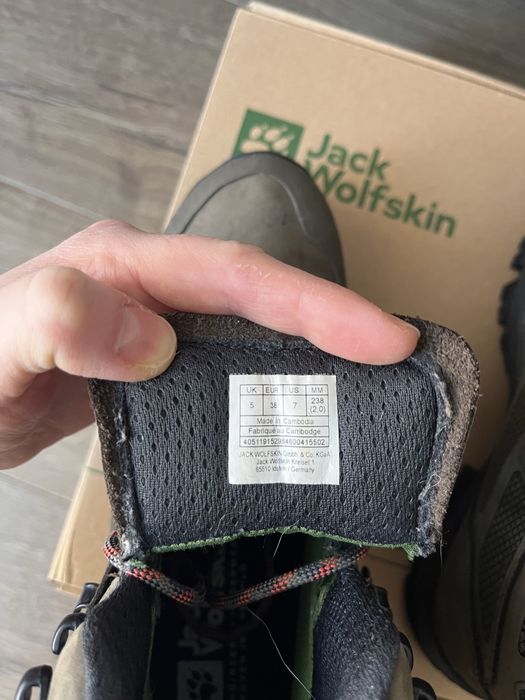 Trapery/buty trekkingowe  Jack Wolfskin rozmiar 38