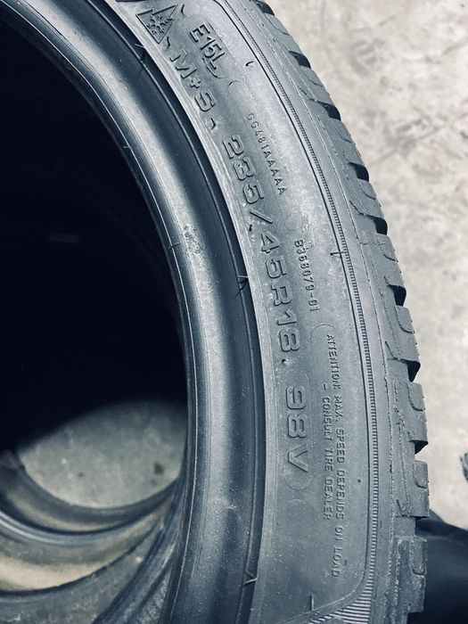 235 45 18 GoodYear perfomance 85% Зима 2023 Гарантія