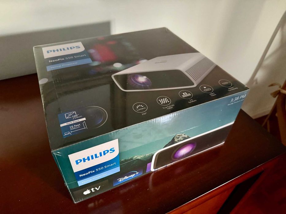 Projetor doméstico PHILIPS NeoPix 550 Smart (NOVO, NA CAIXA)