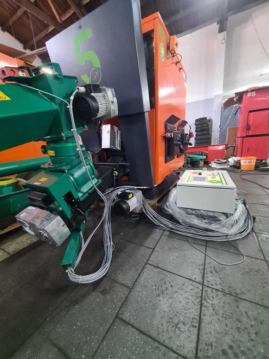 Heizomat 50kw Piec na Trociny  Zrębki Owies Pestka Wióra inne Biomasy
