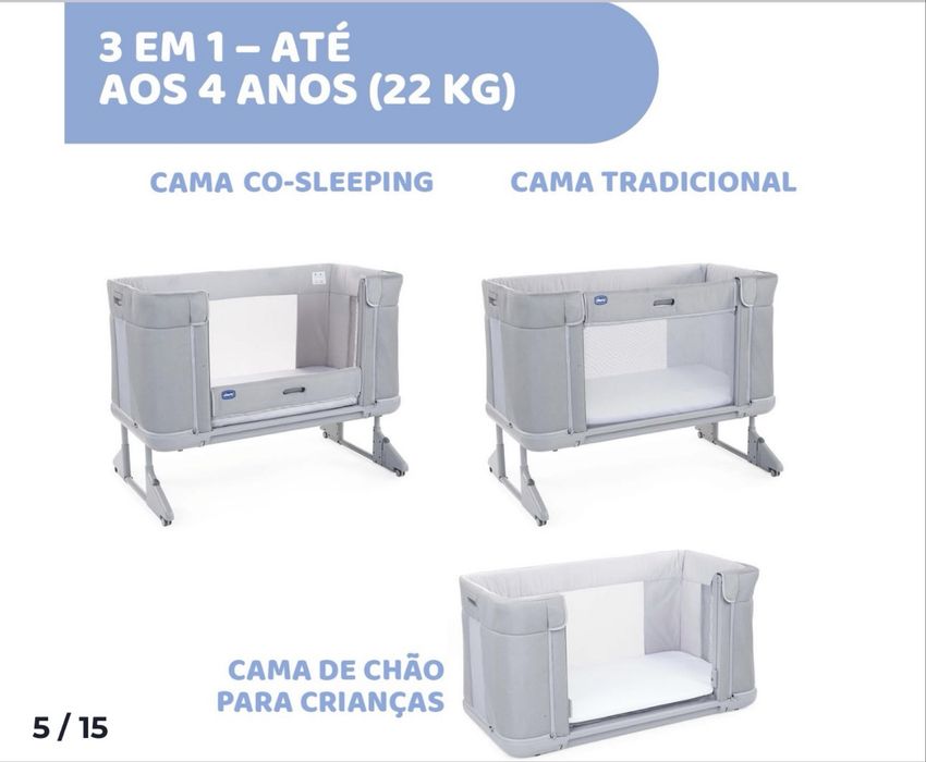 Berço Chicco - Cama NEXT2ME Forever