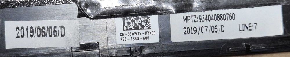 Dell Latitude 7490 14 moldura frontal para écan