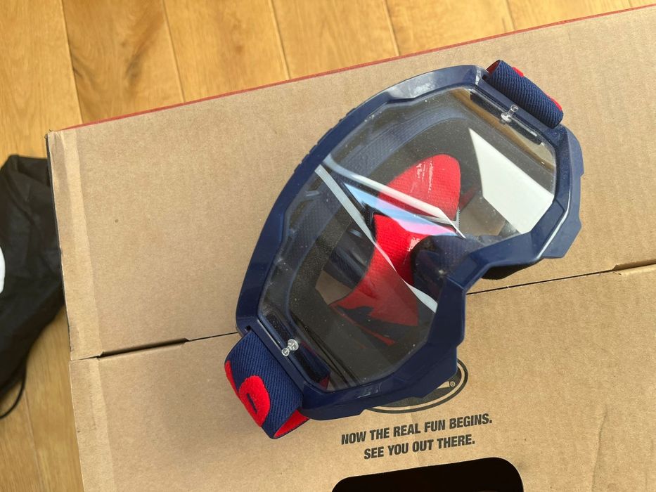 Kask fullface Bell Sanction + gogle 100% – roz. M (55–57 cm) – stan idealny